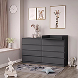 Комод Лайт Еко 8 Ящиків + накладний пеленатор Колір в ассортименті, фото 2