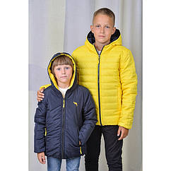 Демісезонна двостороння куртка Оскар для хлопчиків Розміри 116 — 164