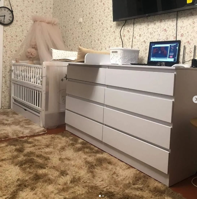 Комод Лайт Еко 8 Ящиків + накладний пеленатор Колір в ассортименті, фото 1