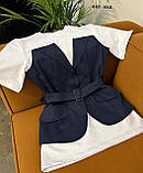 Жіноча сукня обманка 468 над, фото 4