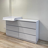 Комод Лайт Еко 6 Ящиків + накладний пеленатор, фото 3