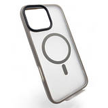 Оригінал! Чохол до мобільного телефона BeCover Metal Buttons Case (MagSafe) для Apple iPhone 16 Pro Gray (712098) - Вища Якість!, фото 2