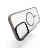 Оригінал! Чохол до мобільного телефона BeCover Metal Buttons Case (MagSafe) для Apple iPhone 16 Pro Gray (712098) - Вища Якість!, фото 3