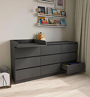 Комод Лайт Еко 9 Ящиків + накладний пеленатор