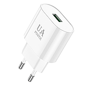 Мережевий зарядний пристрій UA Power NA-U01 QC3.0 Білий, фото 3