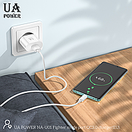 Мережевий зарядний пристрій UA Power NA-U01 QC3.0 Білий, фото 9