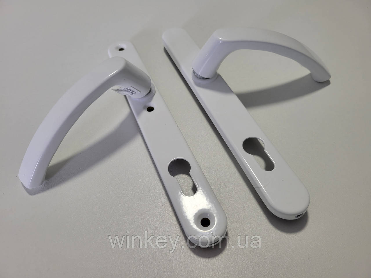 Ручка для дверей натискна HOPPE LIEGE біла, фото 1