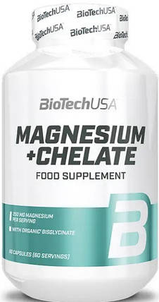 Магній BioTech Magnesium Chelate 60 капс, фото 1