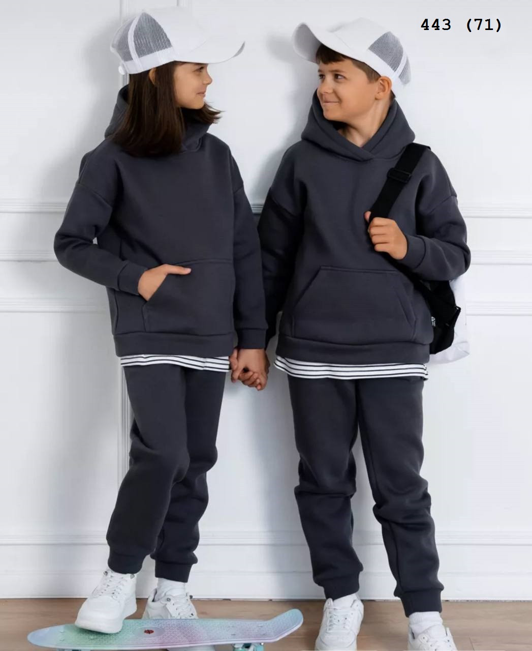 Дитячий костюм на флісі теплий 443 (71), фото 1