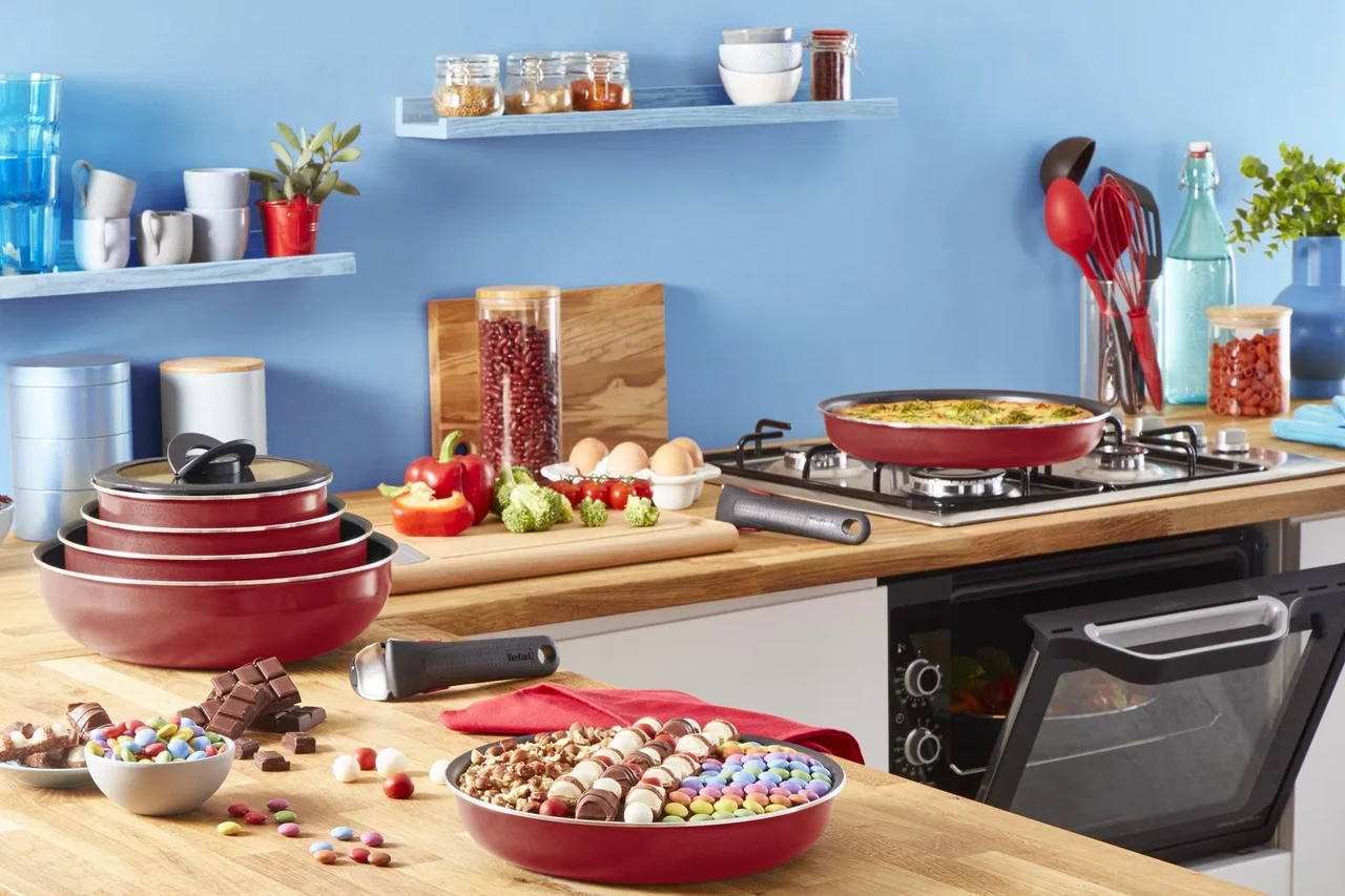 Набір посуду Tefal Ingenio Easy Cook N Clean з 10 предметів L1529402, фото 1