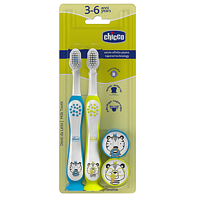Зубна щітка дитяча Chicco 3-6 років, boy
