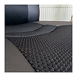 Офісне крісло Крафт Richman пластик зі шкірозамінником на коліщатках чорне, фото 6