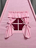 Вігвам Казка 8 БОНБОН Повний комплект, вігвам дитячий, вігвам для дівчинки, вігвам для дітей, дитяча палатка, дитячий вігвам, фото 7