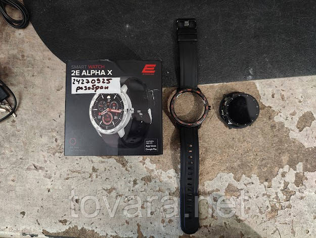 Розумний годинник 2E Alpha X 46 mm 2E-CWW30BKOR Black-Orange No 24270925