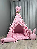 Вігвам Казка 1 БОНБОН Повний комплект, вігвам дитячий, вігвам для дівчинки, вігвам для дітей, дитяча палатка, дитячий вігвам, фото 6