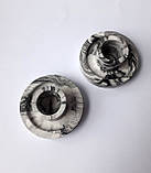 Свічник із гіпсу ручної роботи в стилі терраццо (під мармур), фото 3