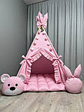 Вігвам Казка 2 БОНБОН Повний комплект, вігвам дитячий, вігвам для дівчинки, вігвам для дітей, дитяча палатка, дитячий вігвам, фото 6