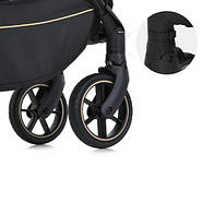 Коляска дитяча ME 1113-2 FIJI Black Matt, фото 10