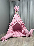 Вігвам Казка 5 БОНБОН Повний комплект, вігвам дитячий, вігвам для дівчинки, вігвам для дітей, дитяча палатка, дитячий вігвам, фото 2