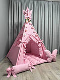 Вігвам Казка 5 БОНБОН Повний комплект, вігвам дитячий, вігвам для дівчинки, вігвам для дітей, дитяча палатка, дитячий вігвам, фото 4