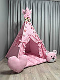 Вігвам Казка 8 БОНБОН Повний комплект, вігвам дитячий, вігвам для дівчинки, вігвам для дітей, дитяча палатка, дитячий вігвам, фото 4