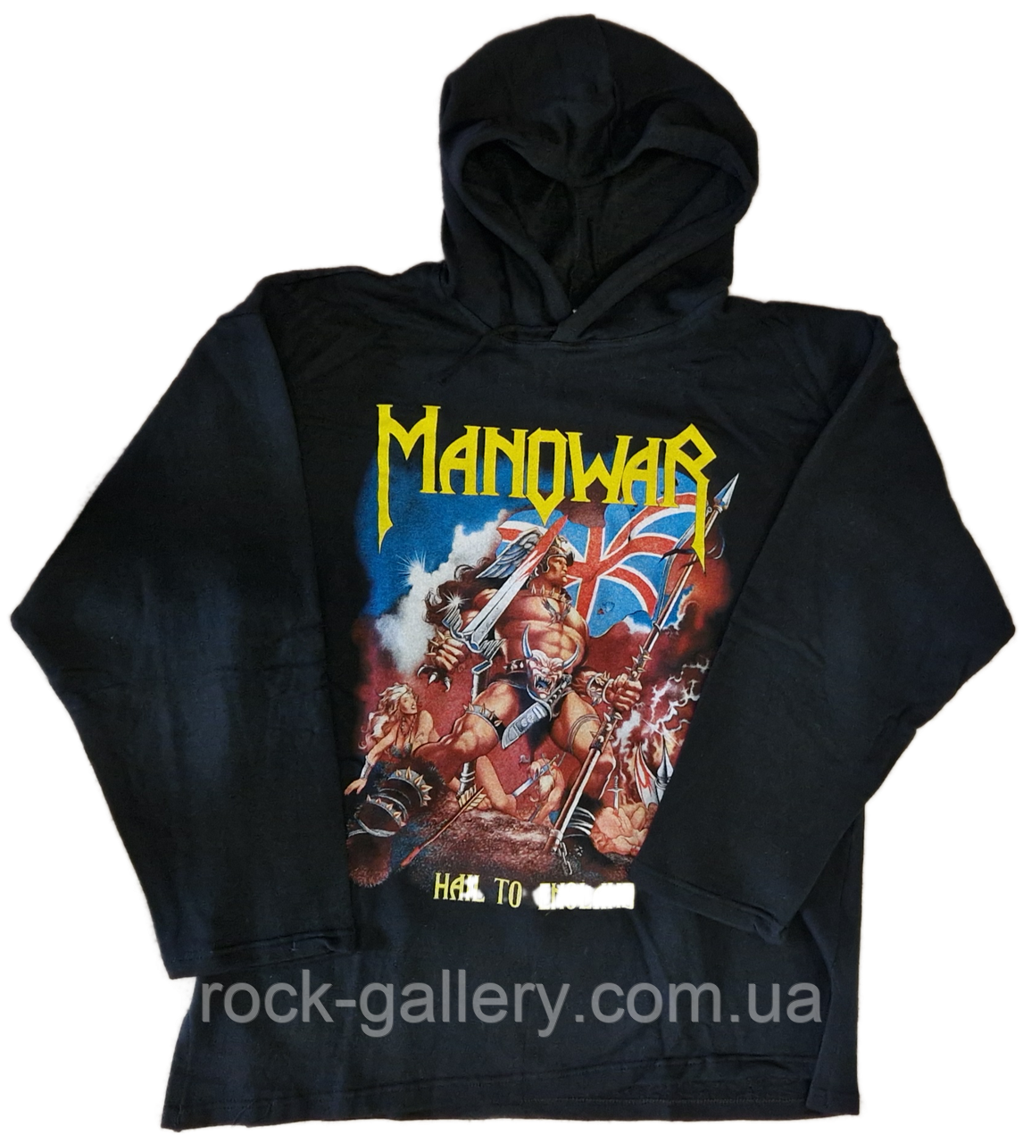 Толстовка/худi з капюшоном "Manowar" XL