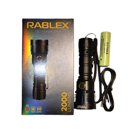 Ручний ліхтар Rablex RB-920 міні ліхтарик 4 режими роботи, фото 3