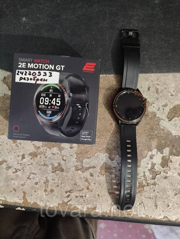Розумний годинник 2E Motion GT 46 mm 2E-CWW20BKOR Black-Orange No 24270933/1
