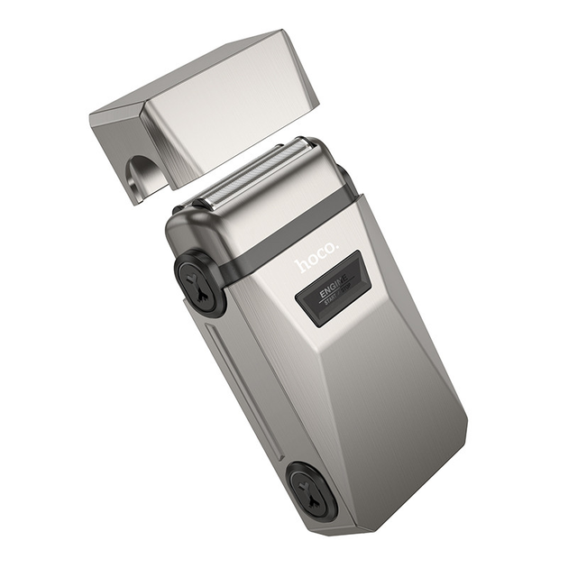 Електробритва Hoco HP31 zinc alloy double-razor shaver metal grey
