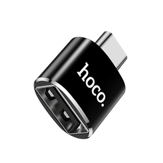 Перехідник Hoco UA5 Type-C to USB Чорний