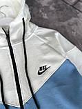 Чоловічий спортивний костюм Nike M2117 блакитний, фото 2