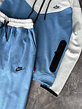 Чоловічий спортивний костюм Nike M2117 блакитний, фото 6