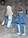 Чоловічий спортивний костюм Nike M2117 блакитний, фото 5