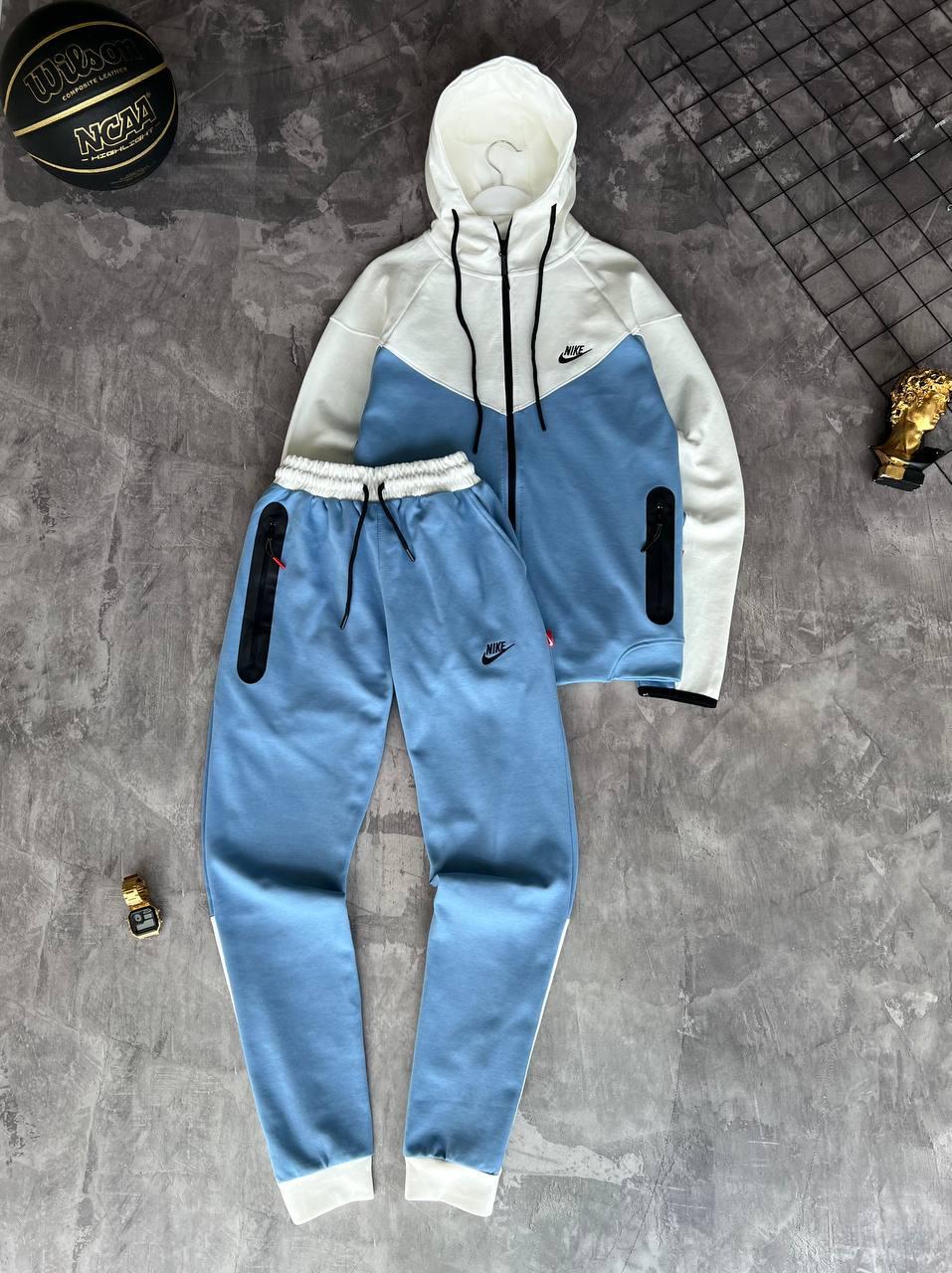 Чоловічий спортивний костюм Nike M2117 блакитний, фото 1