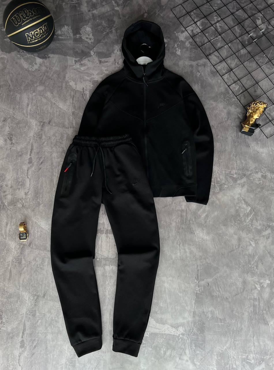 Чоловічий спортивний костюм Nike M2115 чорний, фото 1