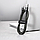 Кабель Baseus cafule Cable USB For Micro 2.4A 0.5M Gray+Black (CAMKLF-AG1), фото 3