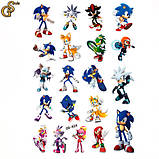 Світні татуювання Сонік Sonic Heroes Tattoo Set, фото 3