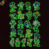 Світні татуювання Сонік Sonic Heroes Tattoo Set, фото 2