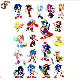 Світні татуювання Сонік Sonic Heroes Tattoo Set, фото 2
