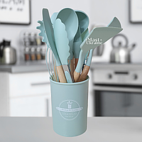 Набір кухонного приладдя Kitchen Set з 12 предметів TS-12-Green