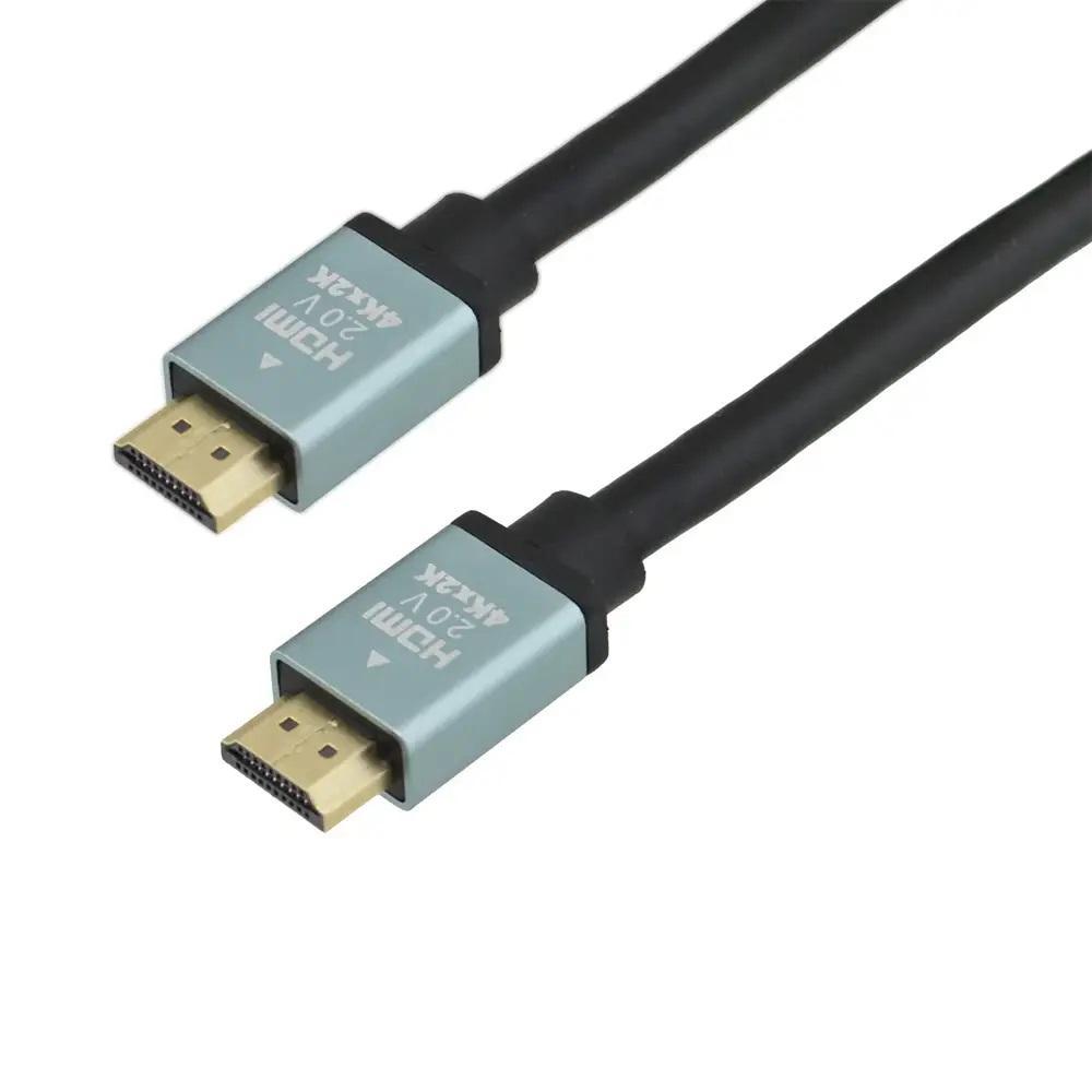 Кабель HDMI - HDMI 1.5м v2.0 4K 3D позолочений грубий, Premium