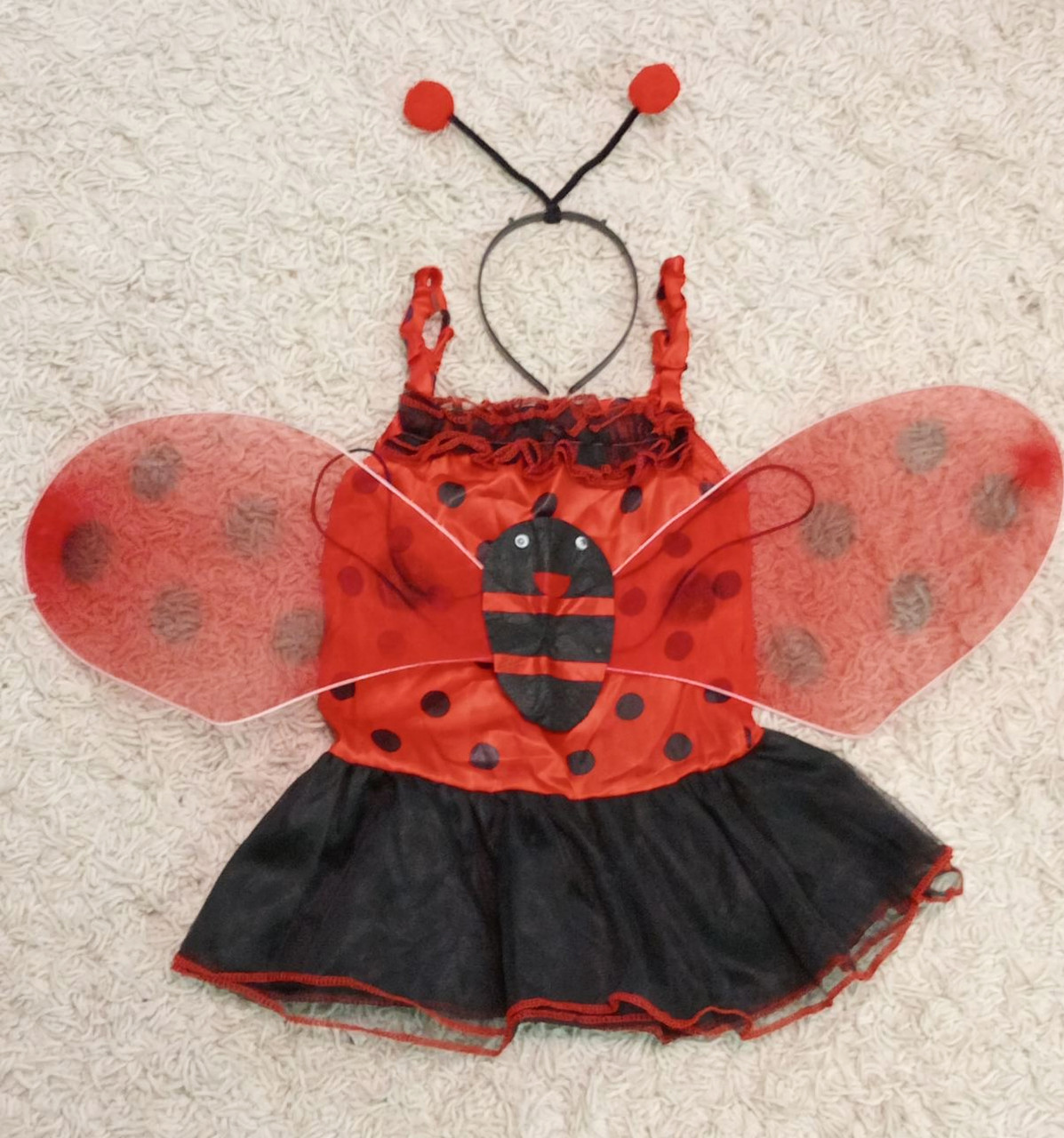 Маскарадний костюм Божья коровка (Сонечко) (розмір 4-6 років), фото 1