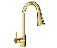 Смеситель для кухни Mexen Elia Gold золото