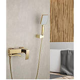 Змішувач для ванни Gappo G3207-3 Золото, фото 3