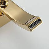 Змішувач для ванни Gappo G3207-3 Золото, фото 6