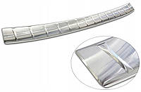 Захисна накладка заднього бампера для Skoda Superb Combi 4 2024+ (полірована нерж.сталь)