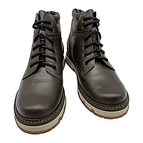Зимові черевики для чоловіків із натуральної шкіри, фото 2