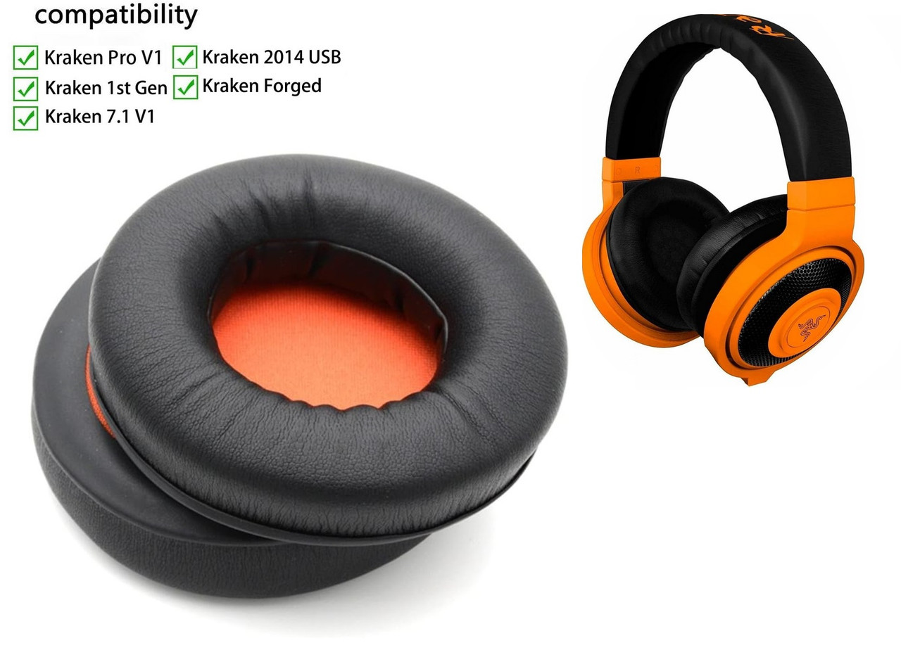 Амбушури RAZER Kraken Pro Kraken 7.1 Kraken Chroma Orca Essential V2 Kraken Mobile Колір Жовтогарячий Orange, фото 1
