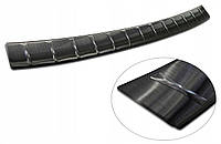 Захисна накладка заднього бампера для Skoda Superb Combi 4 2024+ (чорна нерж.сталь)