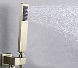 Душова система прихованого монтажу FUTURA  356FF Матове золото, фото 5